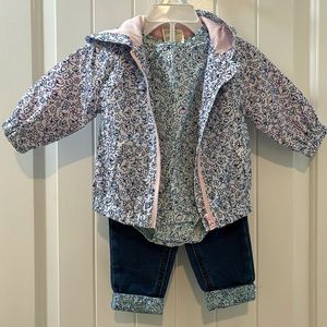 First Impressions - Baby Girl Outfit Bundle - 3-6 months